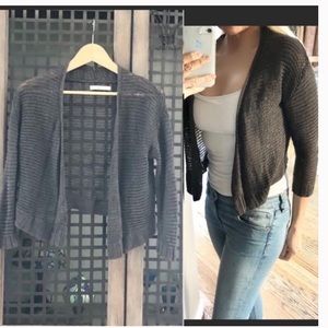 SOLD Old Navy Gray Crochet Cardigan